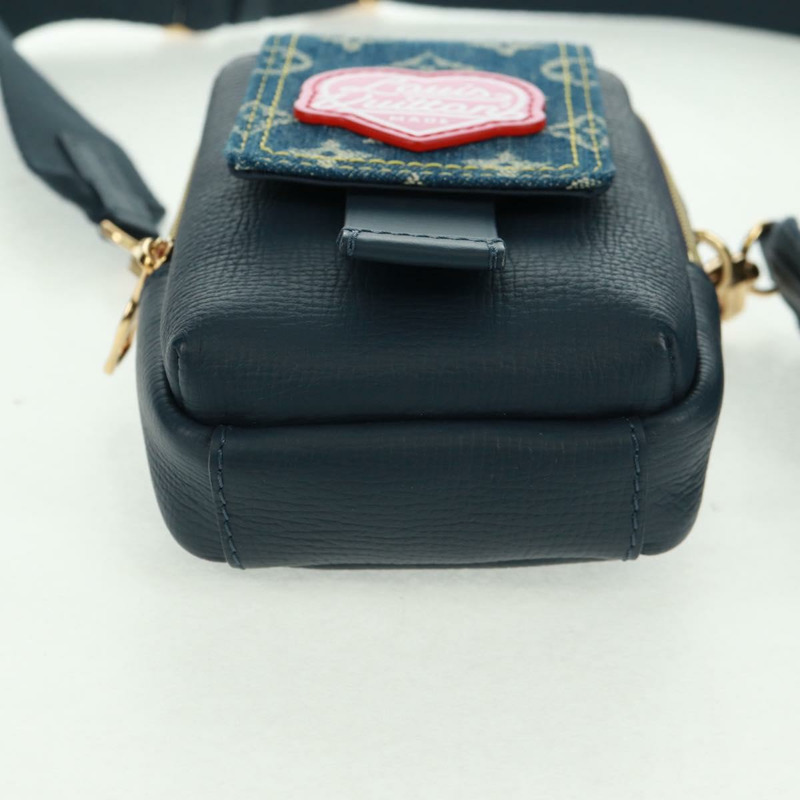 【日本直送】路易威登 LV 方形雙手機包 藍色 M81060 LV 正品 158212SAM-4