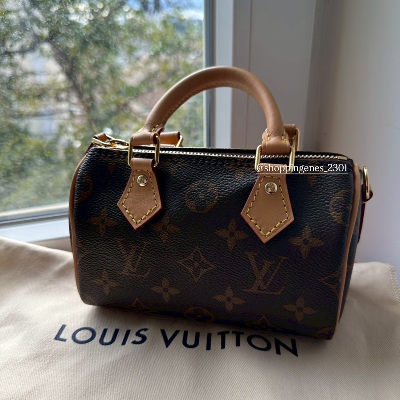 Louis Vuitton LV 路易威登 nano speedy 全新品-0