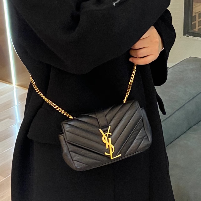 莉亞精品♡ YSL 399289 Mini郵差包 二手-1
