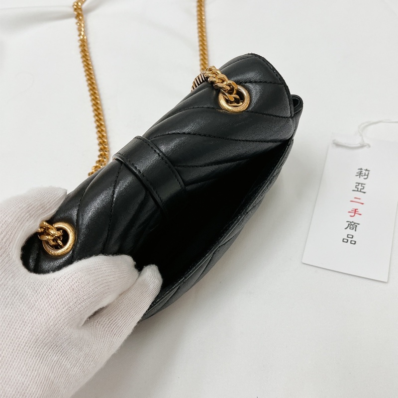 莉亞精品♡ YSL 399289 Mini郵差包 二手-4