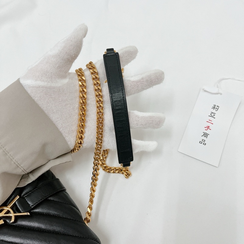 莉亞精品♡ YSL 399289 Mini郵差包 二手-16