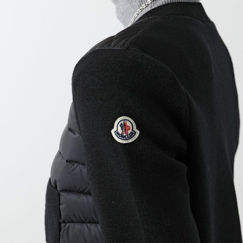 💎Han's house精品服飾💎MONCLER 羽絨 拼接 羊毛 外套 小香風 原價37400-2