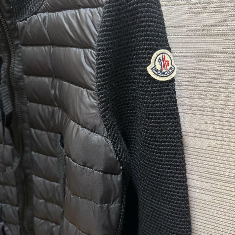 💎Han's house精品服飾💎MONCLER 羽絨 拼接 羊毛 外套 小香風 原價37400-4