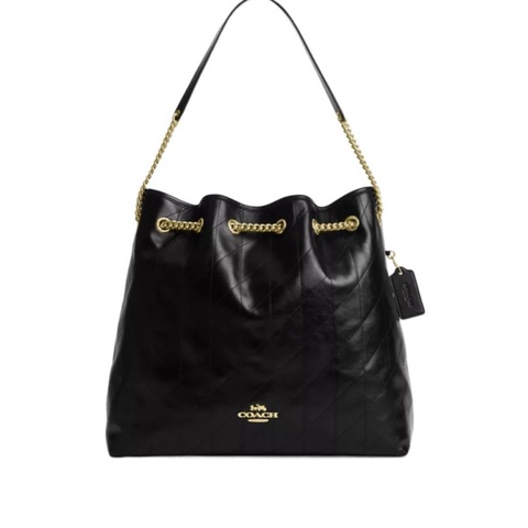 Coach 女士 Evelyn 大號絎縫單肩包均碼碼36cm*12cm*32cm