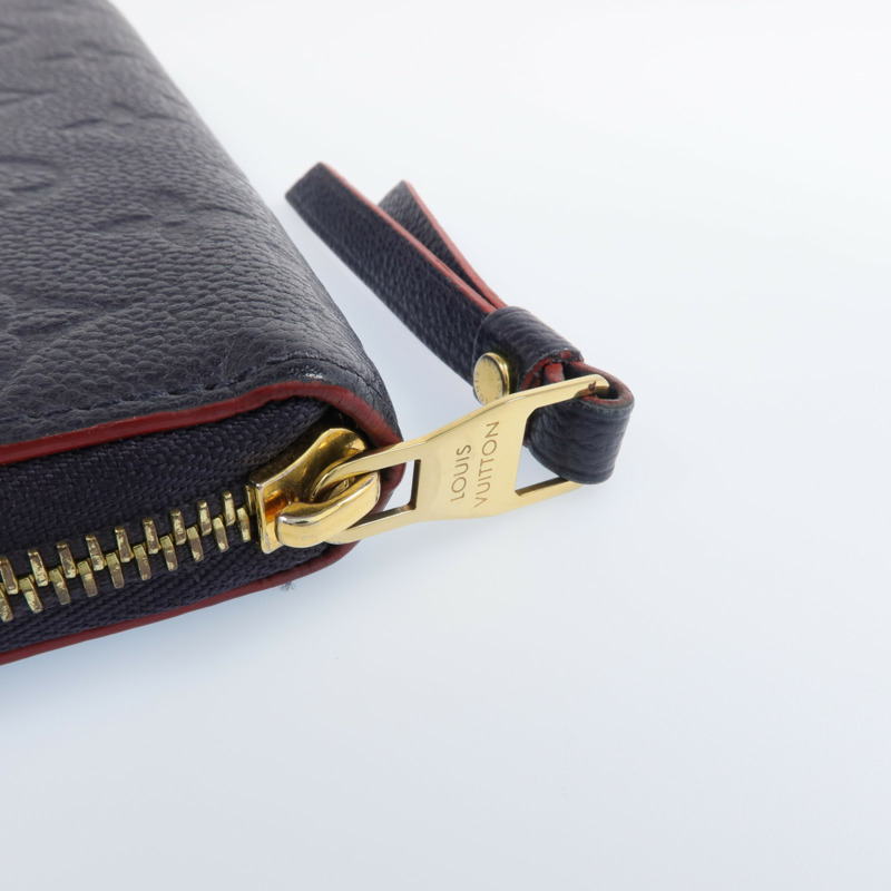LOUIS VUITTON Monogram Empreinte Long Wallet金扣長錢包-10