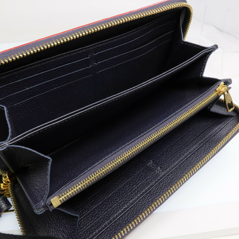 LOUIS VUITTON Monogram Empreinte Long Wallet金扣長錢包-11