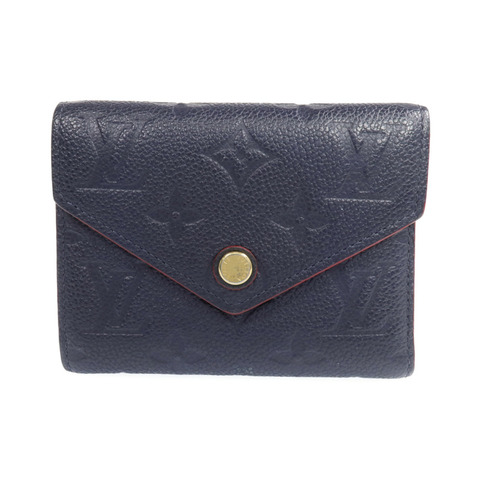LOUIS VUITTON Monogram Empreinte Victorine金扣錢包