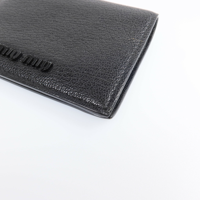 Miu Miu 山羊皮皮革Wallet金扣錢包-6