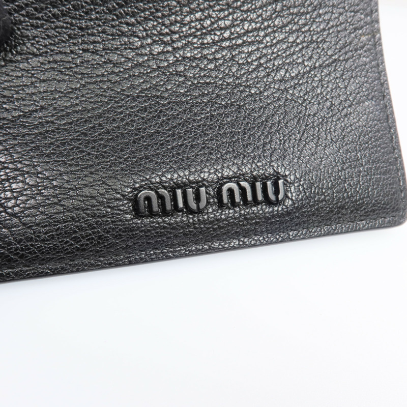 Miu Miu 山羊皮皮革Wallet金扣錢包-10