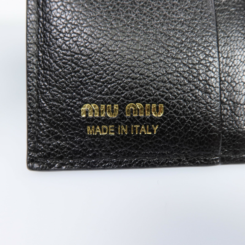 Miu Miu 山羊皮皮革Wallet金扣錢包-12