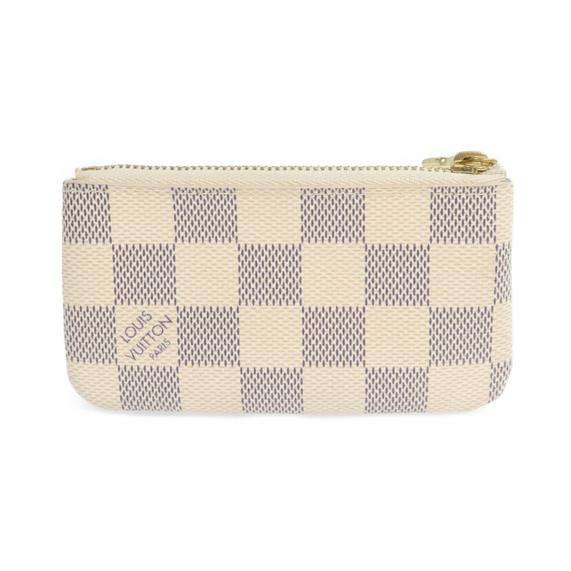 LOUIS VUITTON Damier Azur Coin Case金扣零錢包-1