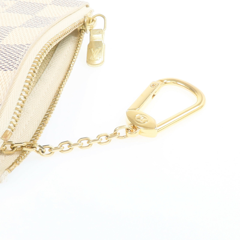 LOUIS VUITTON Damier Azur Coin Case金扣零錢包-14