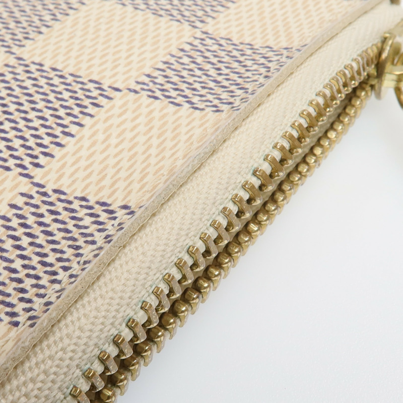 LOUIS VUITTON Damier Azur Coin Case金扣零錢包-17