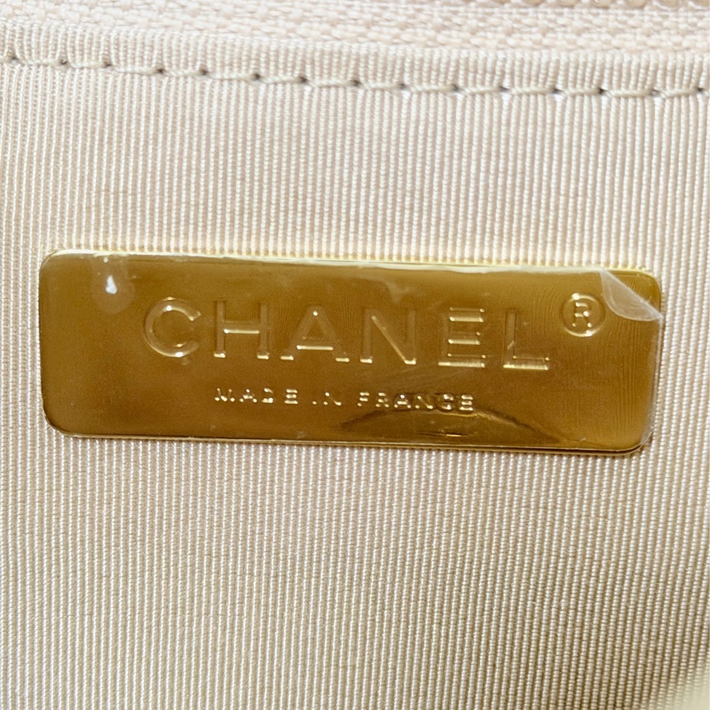 閑置品 就賣108888 CHANEL 19bag 小號 奶茶金釦-27