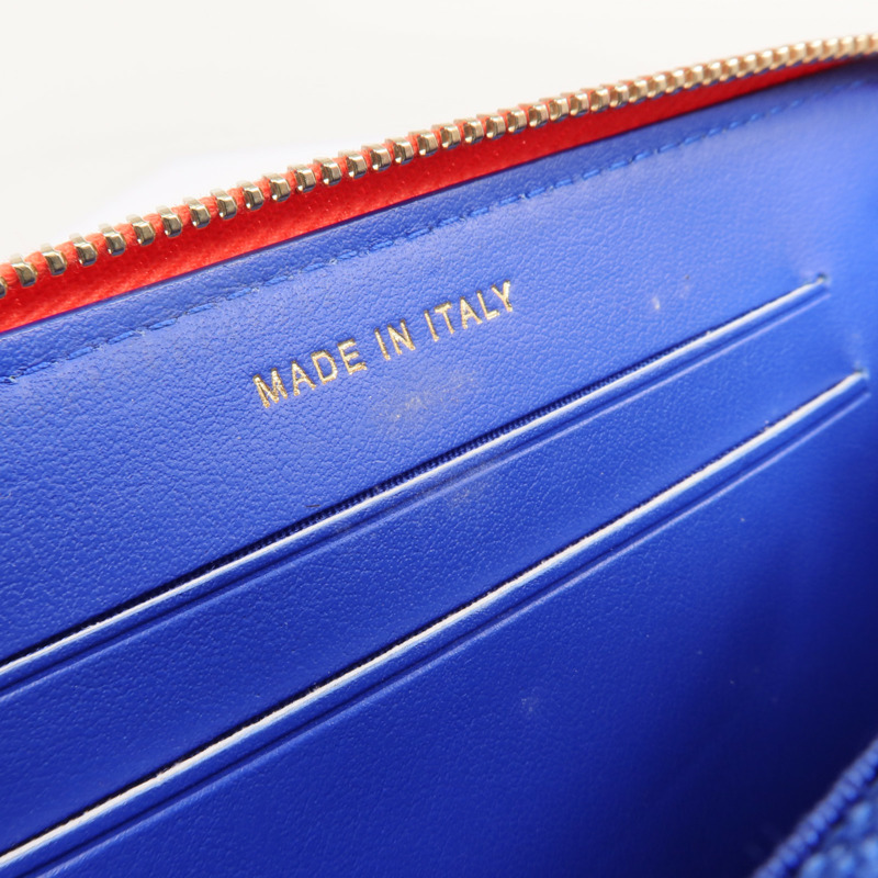 CHANEL 牛皮皮革CC Filigree金扣長錢包-16