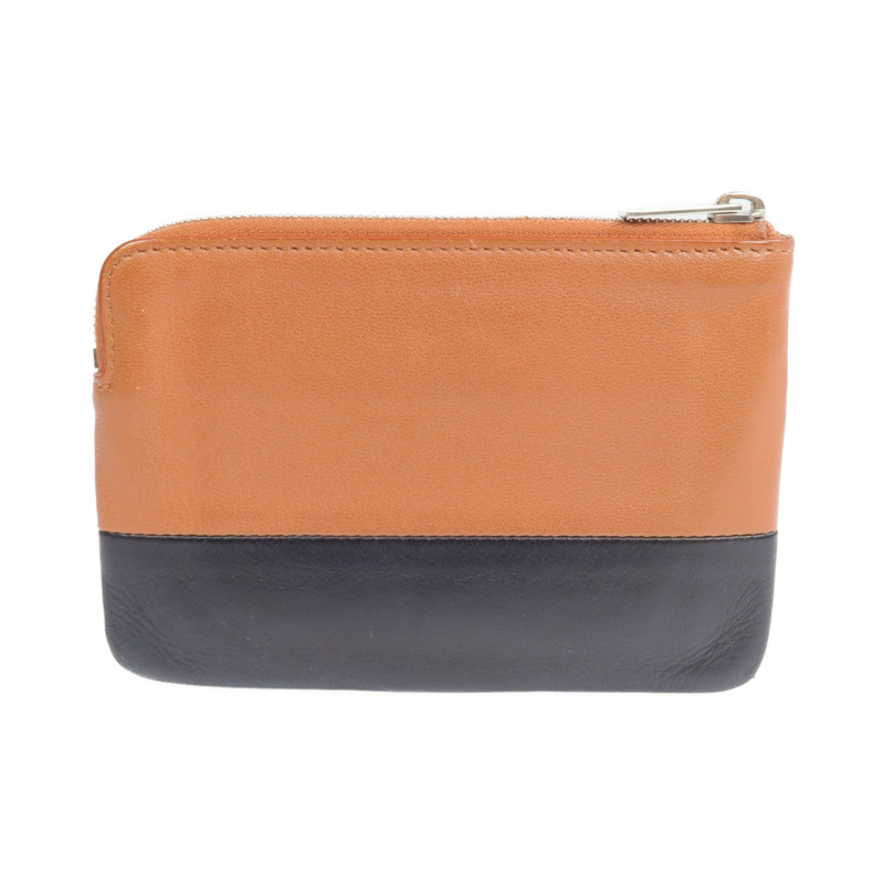 CELINE 牛皮皮革Coin Case銀扣零錢包-1