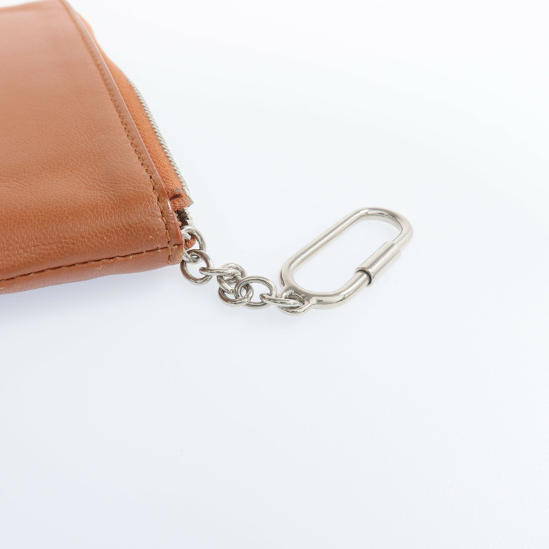 CELINE 牛皮皮革Coin Case銀扣零錢包-12