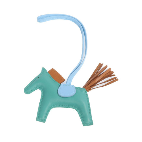 HERMES Milo皮革Rodeo PM掛飾