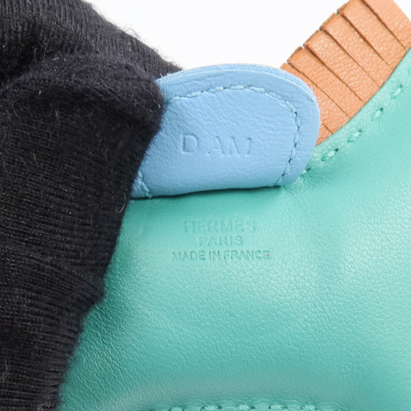 HERMES Milo皮革Rodeo PM掛飾-5