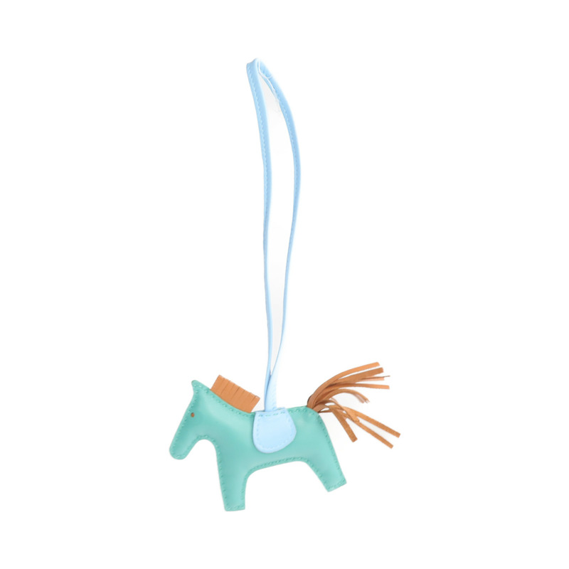 HERMES Milo皮革Rodeo PM掛飾-6