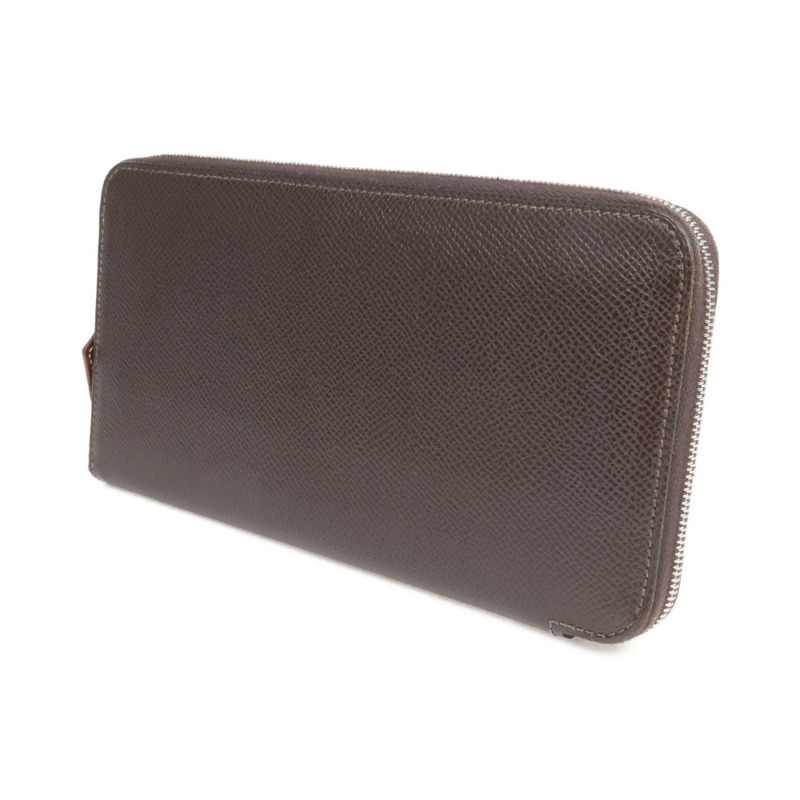 HERMES Epsom皮革Silk In Long Wallet 銀扣長錢包-2