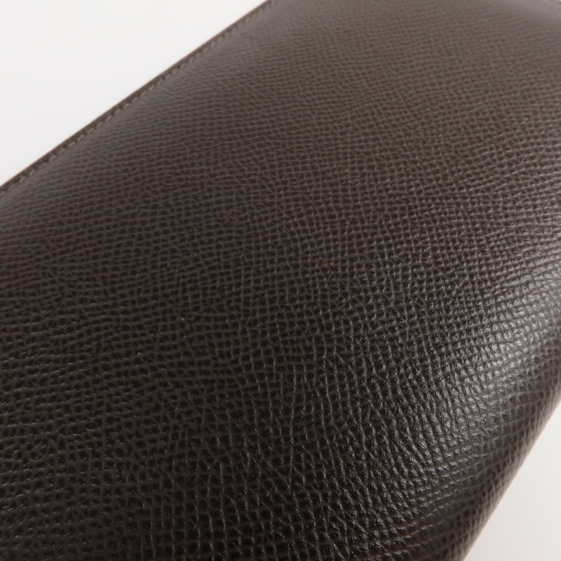 HERMES Epsom皮革Silk In Long Wallet 銀扣長錢包-11