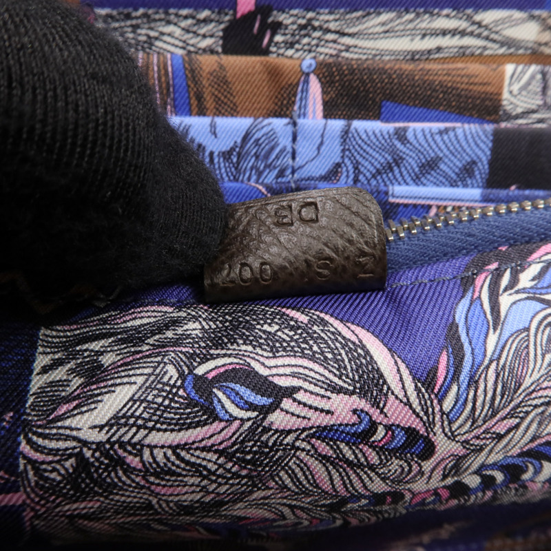 HERMES Epsom皮革Silk In Long Wallet 銀扣長錢包-15