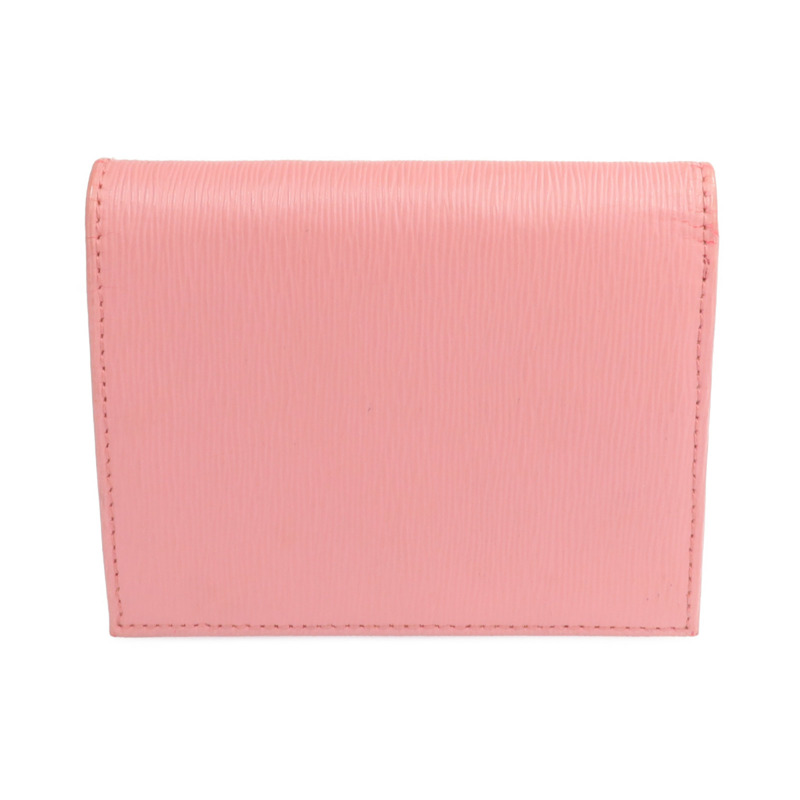 PRADA 牛皮皮革Wallet金扣錢包-1