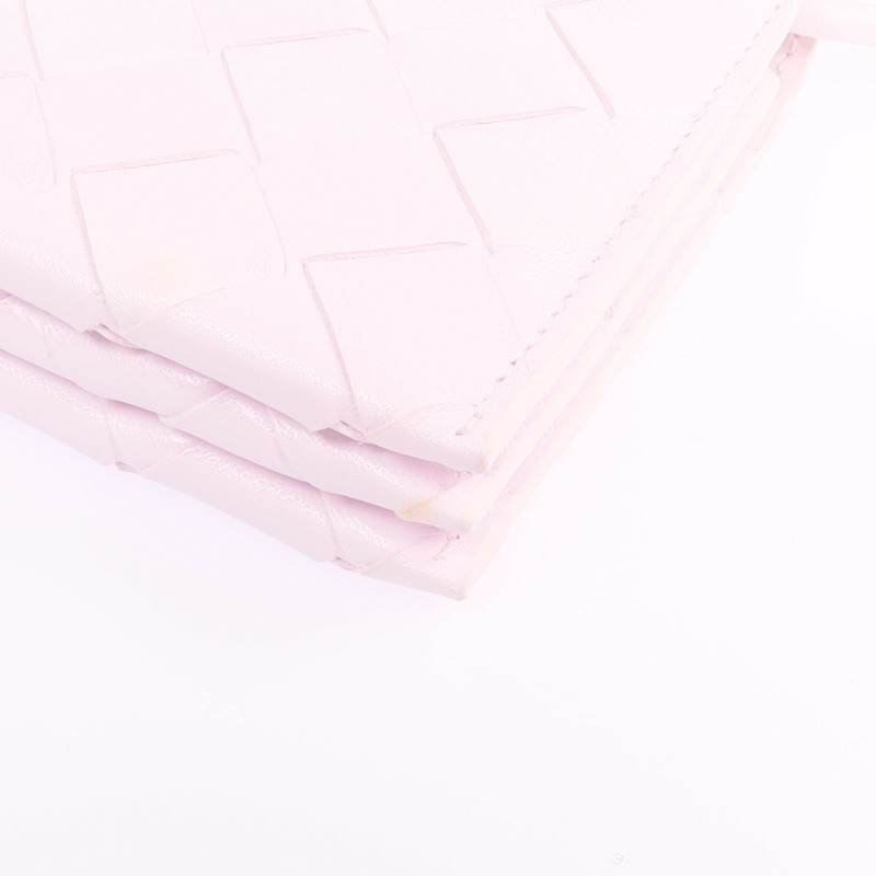 BOTTEGA VENETA 羊皮皮革Card Case with strap金扣卡片套-5