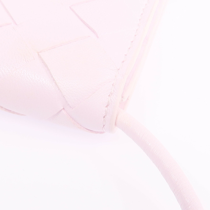 BOTTEGA VENETA 羊皮皮革Card Case with strap金扣卡片套-8