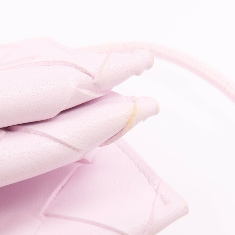 BOTTEGA VENETA 羊皮皮革Card Case with strap金扣卡片套-10