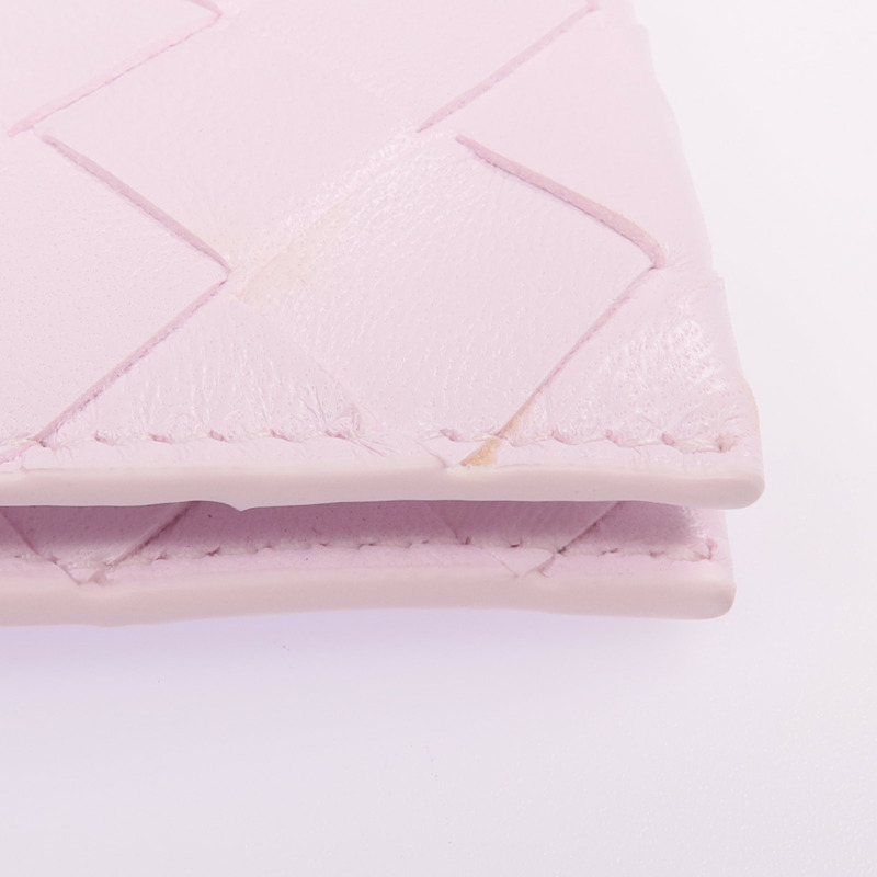 BOTTEGA VENETA 羊皮皮革Card Case with strap金扣卡片套-16