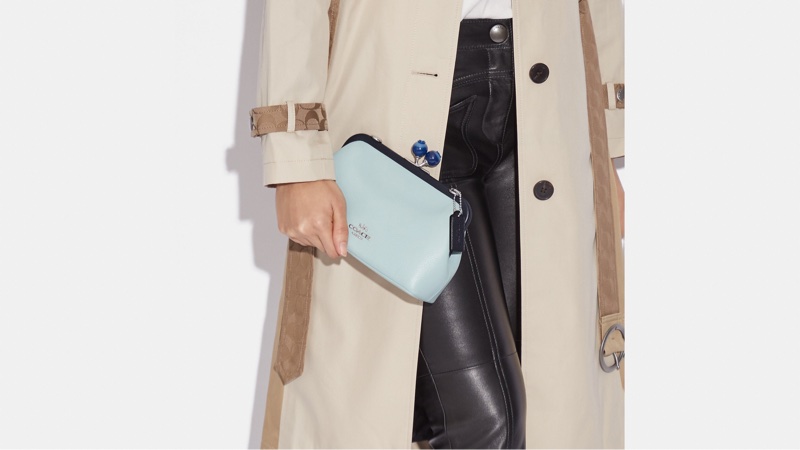 Coach 女士 徽標單肩包均碼碼長度：22CM，寬度：8CM，高度：14CM-4