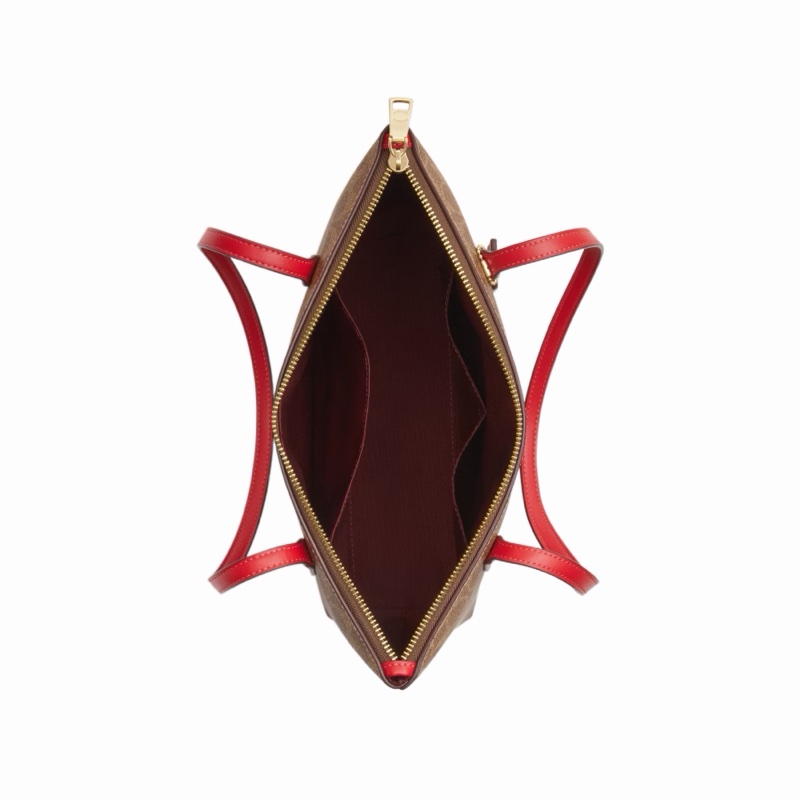 Coach 女士 FIONA 經典SIGNATURE 拉鍊托特包均碼 通用碼24cm*10cm*21cm-2