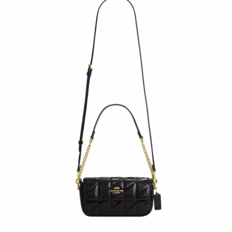 Coach 女士 Hailey 絎縫翻蓋包均碼碼19.7cm*5cm*10.8cm-1