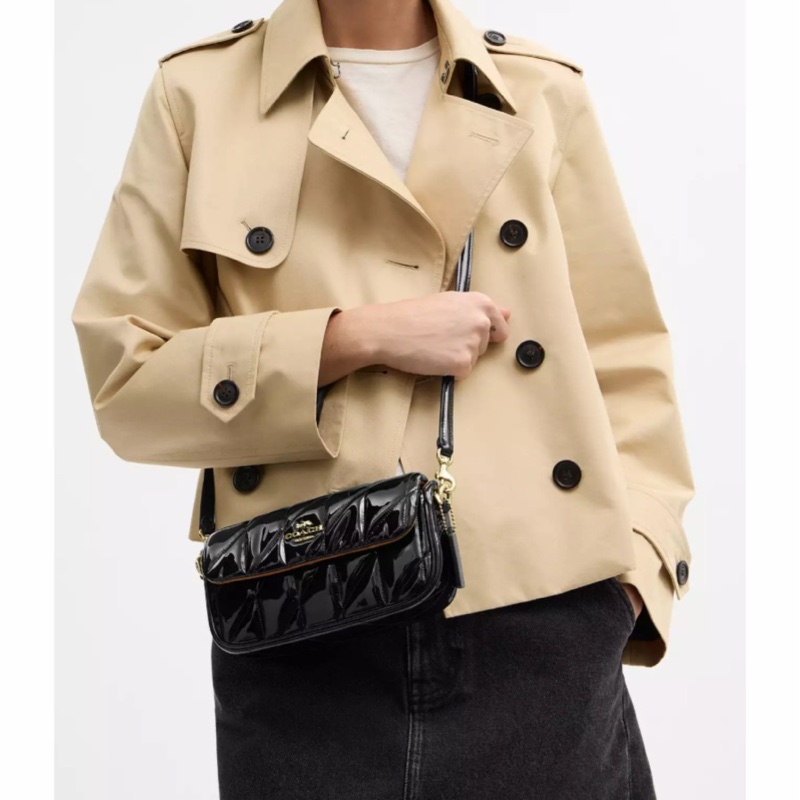 Coach 女士 Hailey 絎縫翻蓋包均碼碼19.7cm*5cm*10.8cm-4