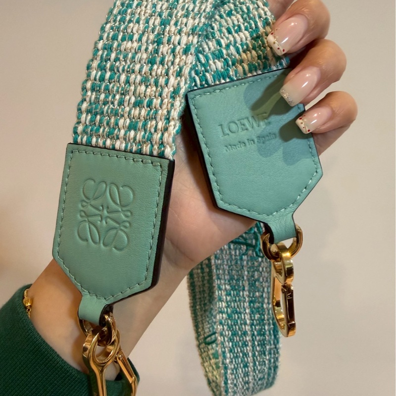 LOEWE 羅威 電繡LOGO雙色 寬版 織帶 造型 替換 背帶 肩背帶 斜背帶-1