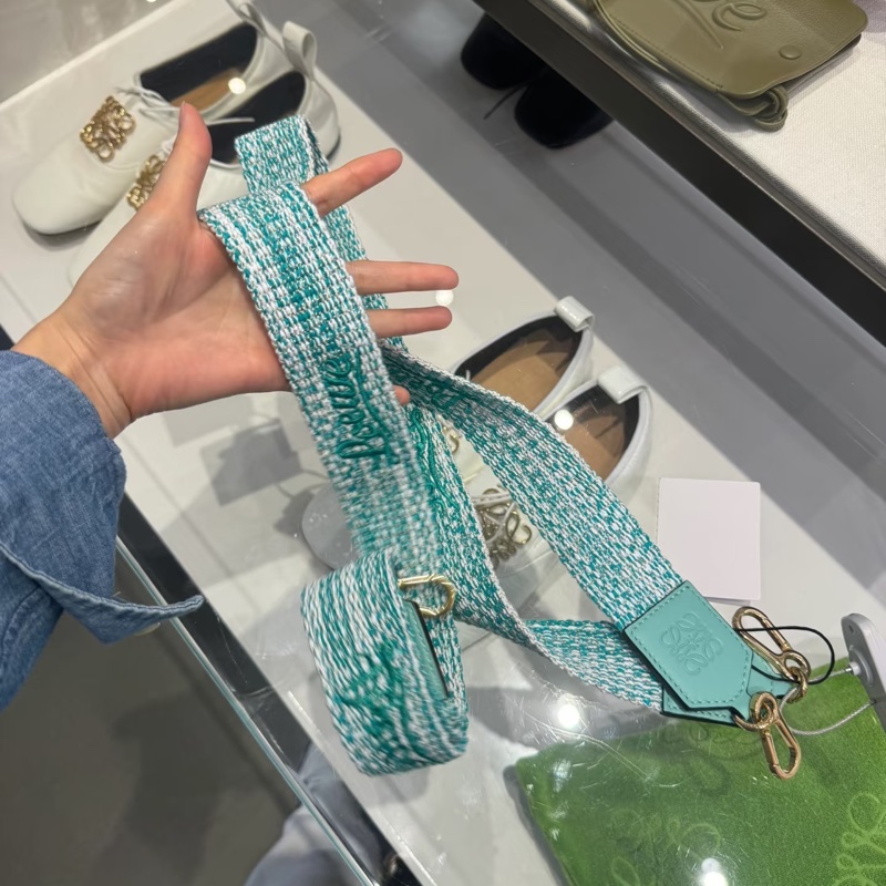 LOEWE 羅威 電繡LOGO雙色 寬版 織帶 造型 替換 背帶 肩背帶 斜背帶-5