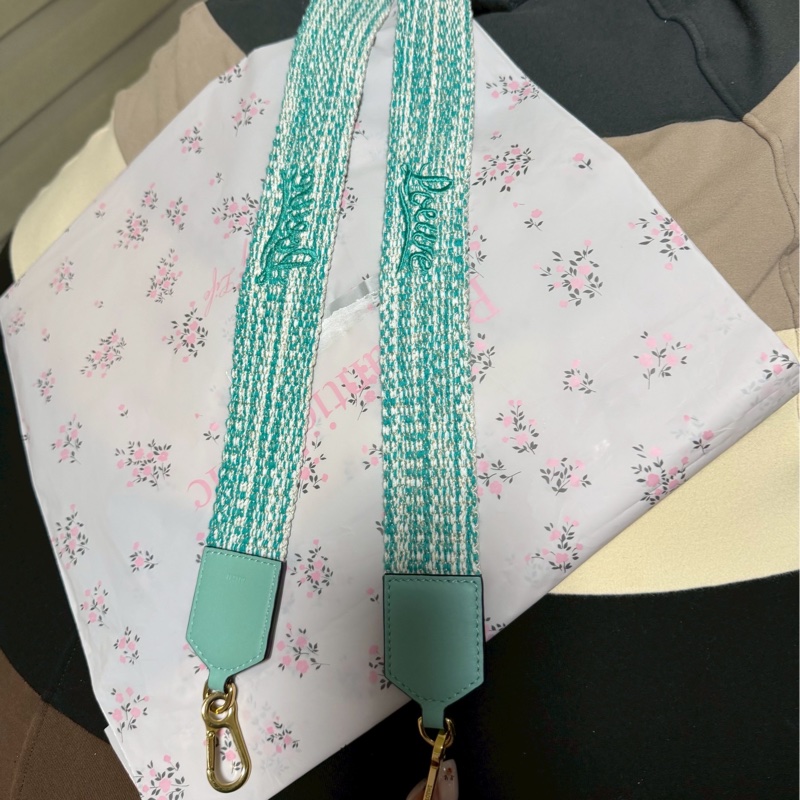 LOEWE 羅威 電繡LOGO雙色 寬版 織帶 造型 替換 背帶 肩背帶 斜背帶-9
