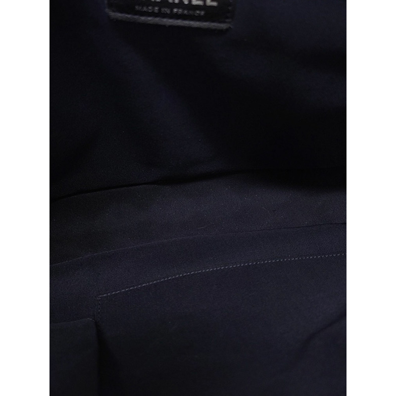 【包稅】CHANEL 專利復古銀色大號男童包-4