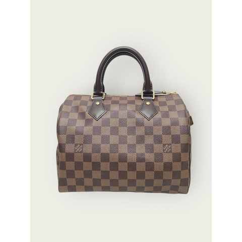 【包稅】LOUIS VUITTON Damier Ebene 帆布 Speedy 托特包