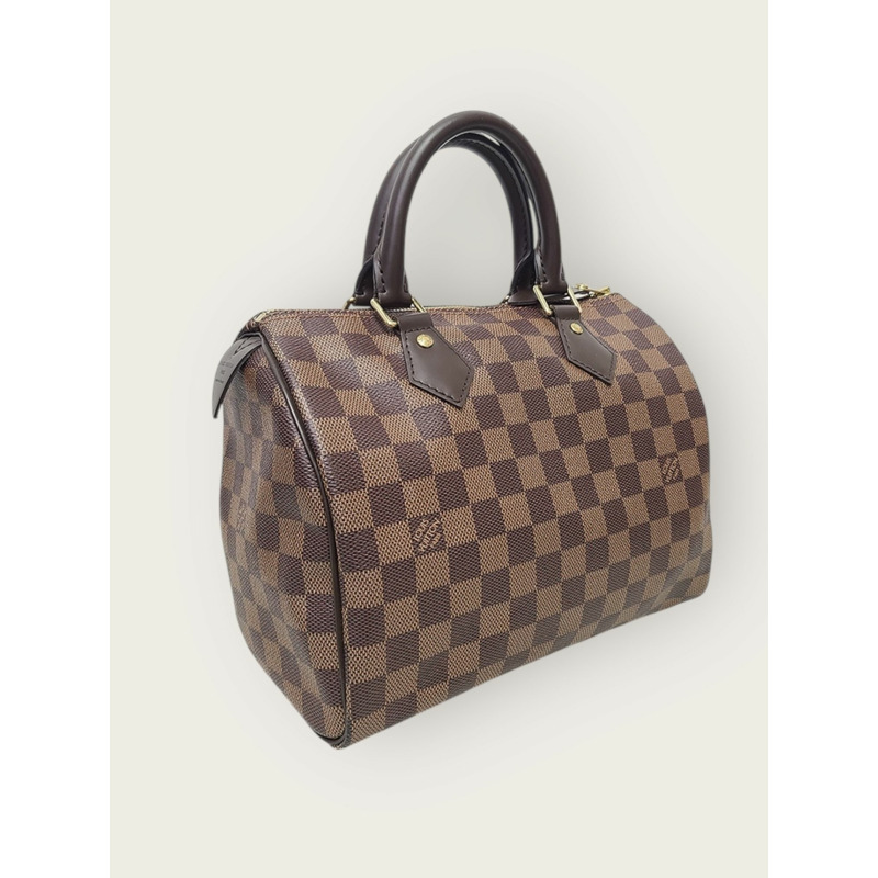 【包稅】LOUIS VUITTON Damier Ebene 帆布 Speedy 托特包-2