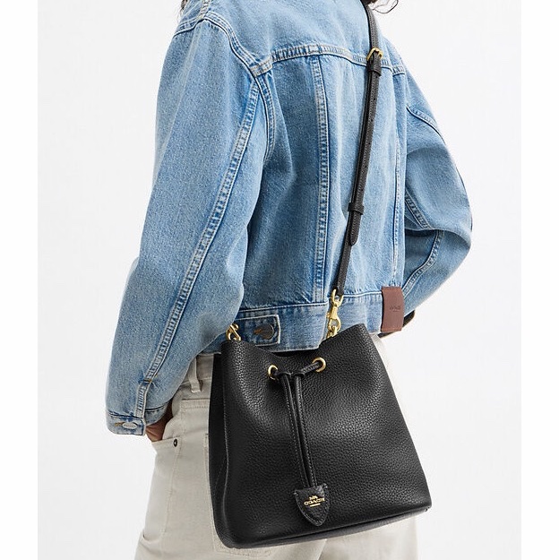 Coach 女士 Rowan 水桶包均碼碼21.5cm*14cm*21.5cm-4