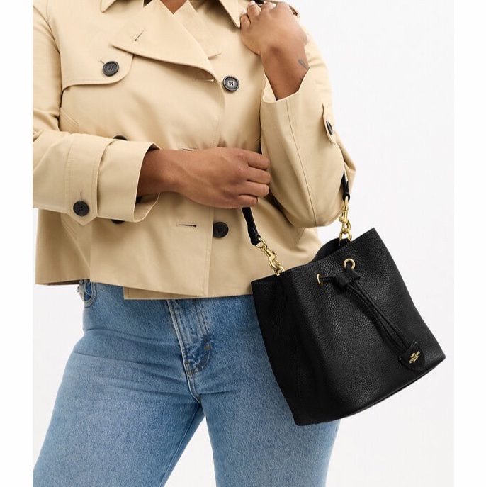 Coach 女士 Rowan 水桶包均碼碼21.5cm*14cm*21.5cm-6