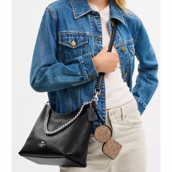 Coach 女士 Laurel 拉鍊單肩包均碼碼31.12cm*10.8cm*23.5cm-5