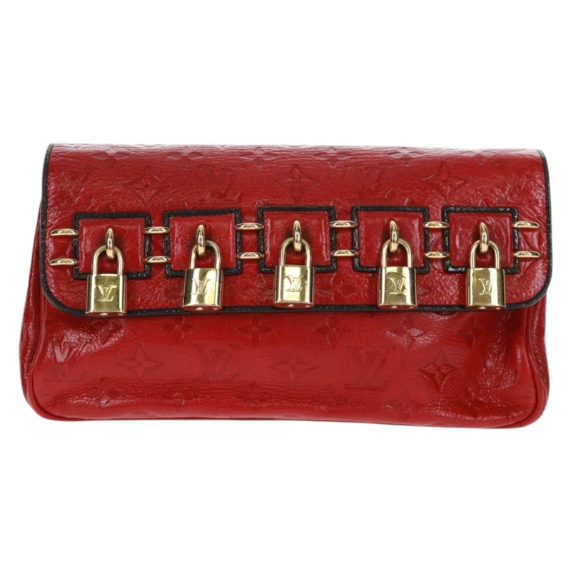 【日本直送】路易威登 Monogram 紅色手拿包 LV 正品 159874SAV-12