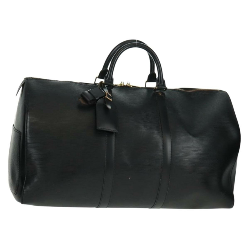 【日本直送】路易威登 Epi Keepall 50 波士頓包 黑色 M42962 LV 正品 158209V-0