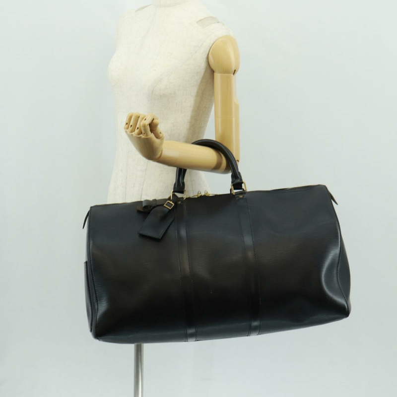 【日本直送】路易威登 Epi Keepall 50 波士頓包 黑色 M42962 LV 正品 158209V-22