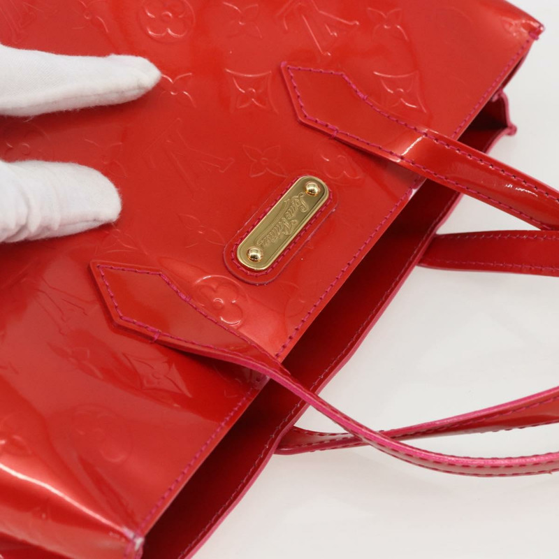 【日本直送】路易威登 Monogram Vernis Wilshire Boulevard 手袋 Rose Pop M93643 正品 162013-5