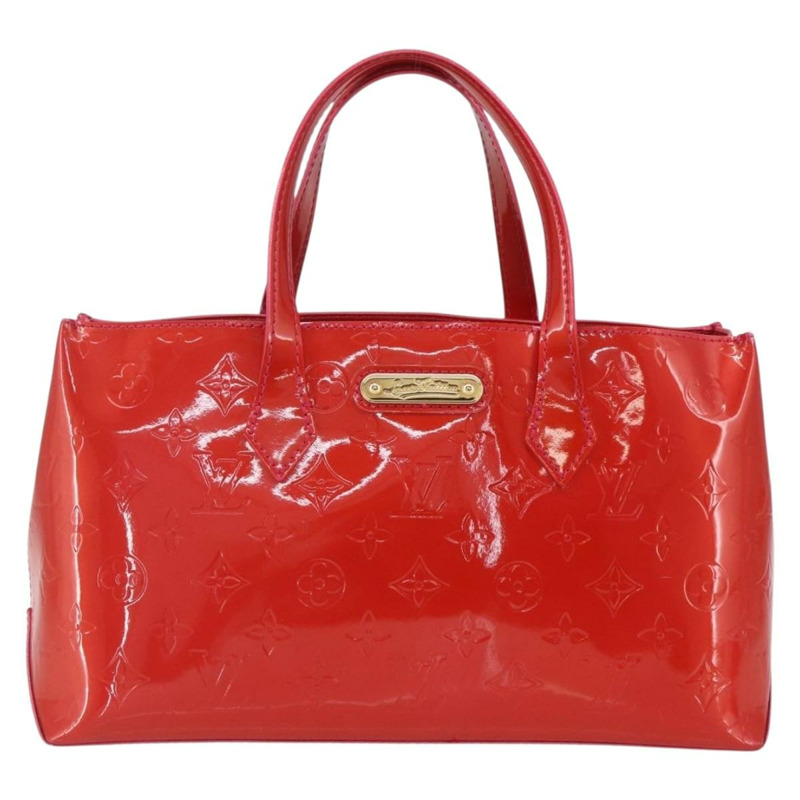 【日本直送】路易威登 Monogram Vernis Wilshire Boulevard 手袋 Rose Pop M93643 正品 162013-12